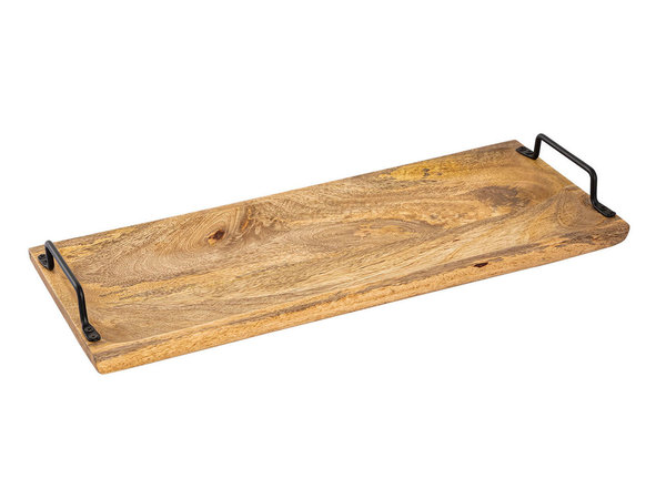 Holztablett Tablett Holz 50x20cm Serviertablett